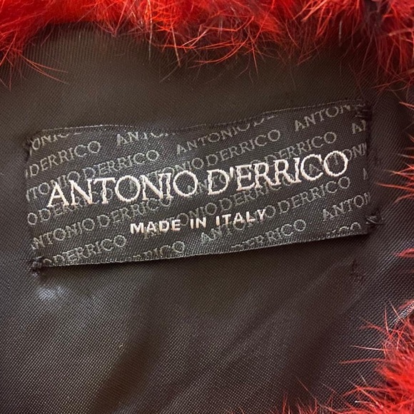 Make in Italy Red Animal Print Jacket Antonio D’Errico - Picture 6 of 6